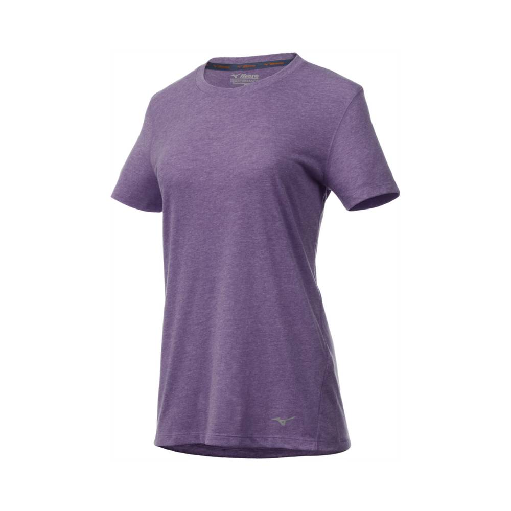 Camisetas Mizuno Inspire Mujer Moradas Outlet MCQH-63804